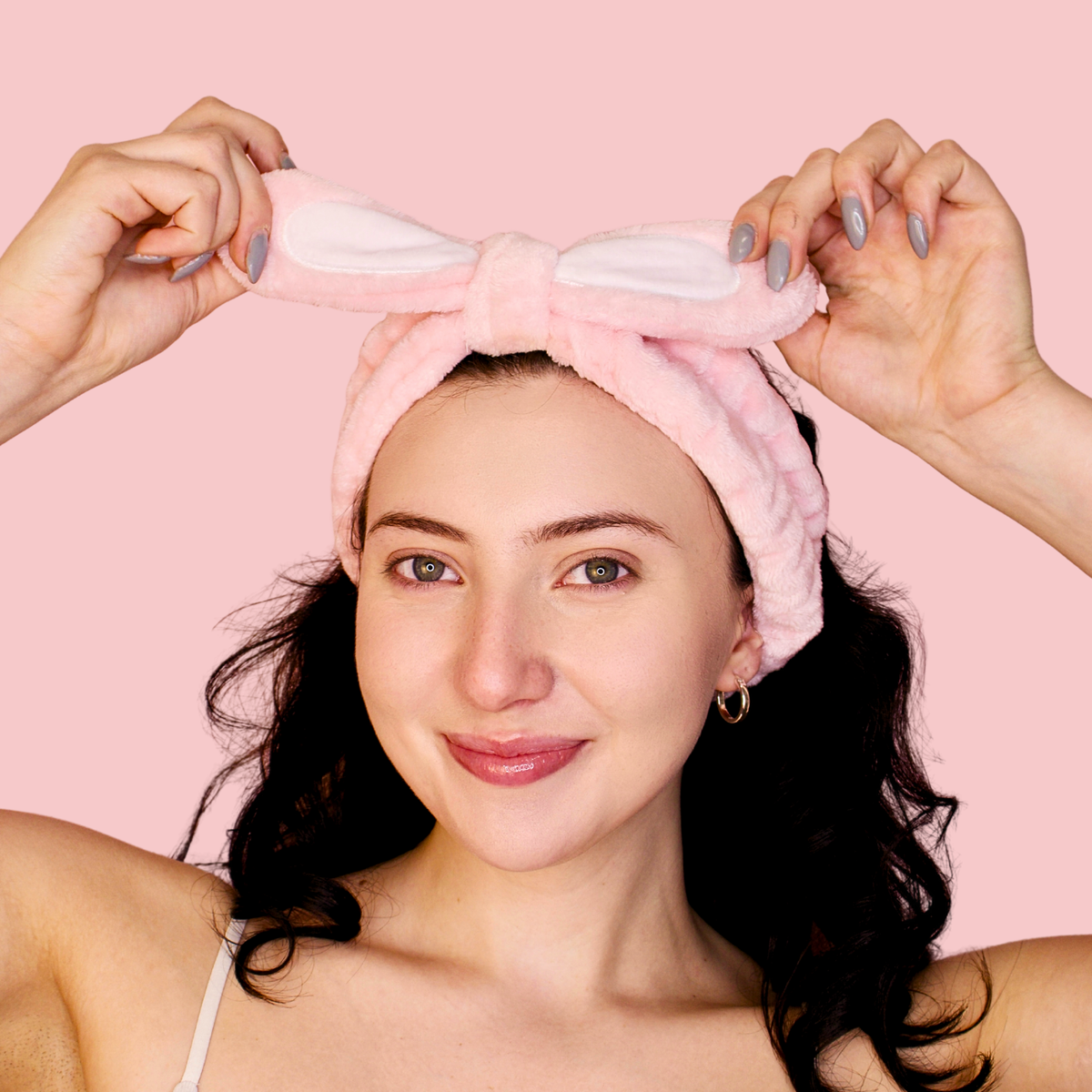 Double the Fluff Microfiber Bunnywrap Headband Duo